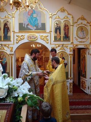 Награждение иг. Филиппа (Рябых) орденом прп. Евфросинии Полоцкой